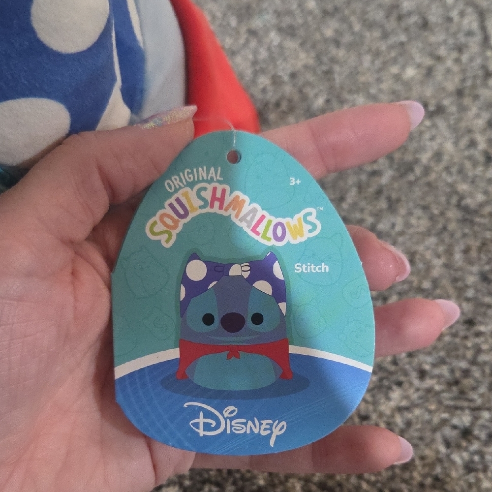 Disney Stitch Squishmallow With Bra On Head 😂🥰 - Picture 2 of 5
